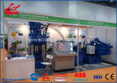 qualité  Cast Iron Sawdust Briquette Machine , Metal Briquetting Press Machine PLC Control Y83-3150 usine