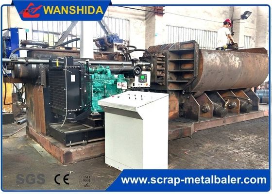 acheter Scrap metal baling press machine with feeding grab for waste aluminum profile light scrap metal online manufacture
