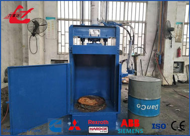 acheter Grande machine de compacteur de presse de boîte de broyeur de tambour métallique d'huile usagée de sortie représentation stable élevée de force de presse de 25 tonnes online manufacture